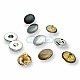 Magnetic Snap Buttons 12.5 mm Set of 4 Curved Brass ERMK0125PR