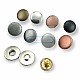 Magnetic Snap Buttons 15 mm Set of 4 Curved Brass ERMK015PR