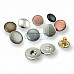 Magnetic Snap Buttons 15 mm Set of 4 Curved Brass ERMK015PR