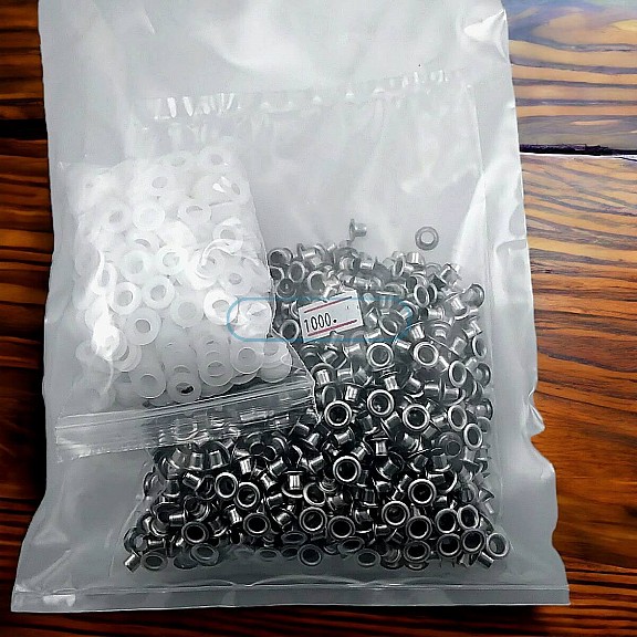 Stainless Eyelet 13/64" Inner Diameter 5 mm 1000 Pcs/Pack ER0002PPK