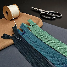 35 cm Kapalı Uçlu (Dipli) Gizli Tül Fermuar  ZPHSN0035TUL 35 cm Kapalı Uçlu (Dipli) Gizli Tül Fermuar  ZPHSN0035TUL