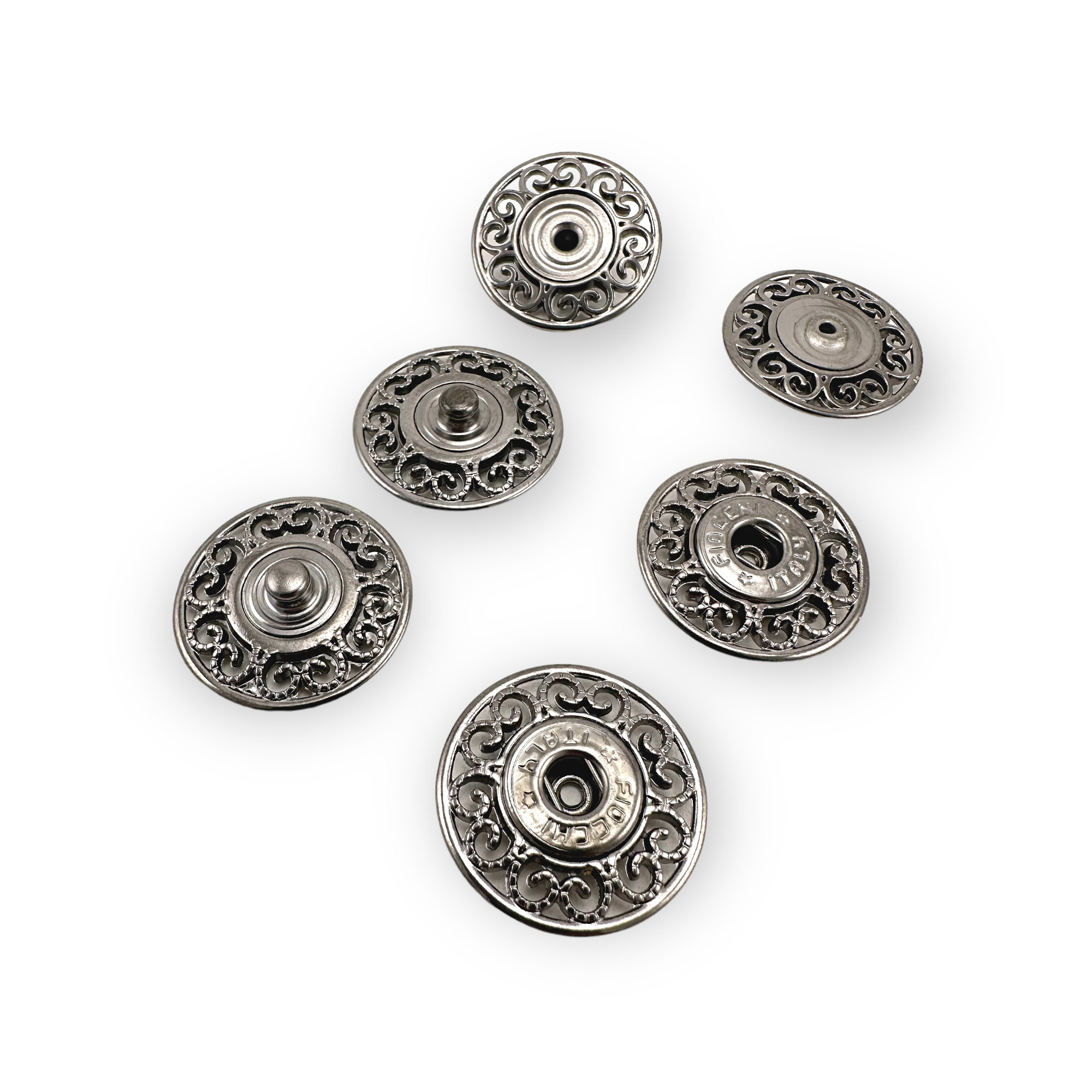  20 Pieces Jeans Button Tack Buttons Snap Fastener