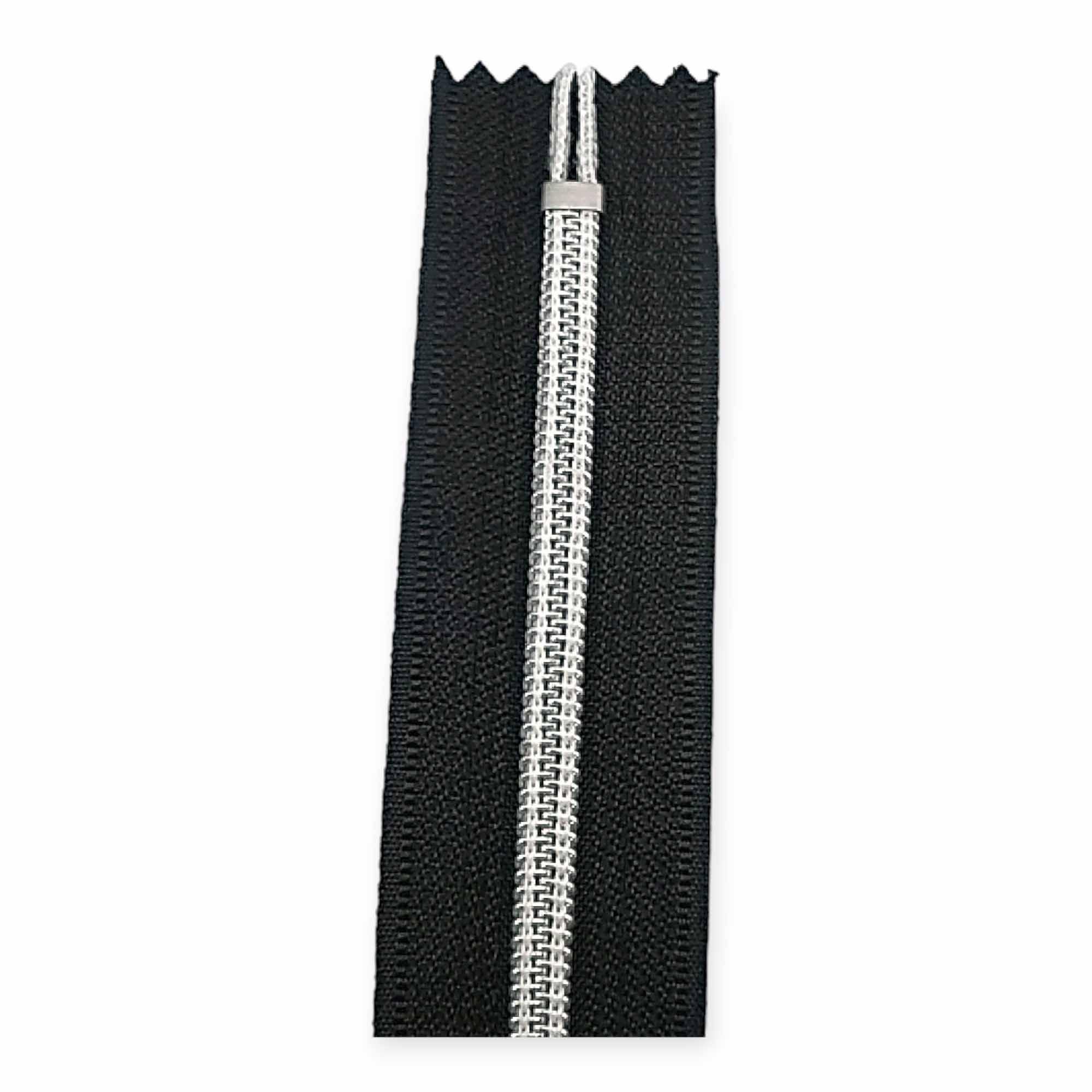 3 YKK Metal Zipper Closed End Nickel Finish- 57 Colors - 17 Lengths  Available